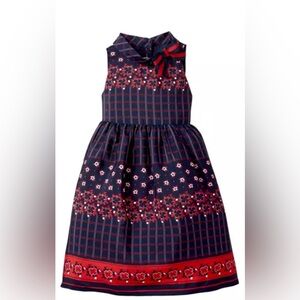 NWT Janie and Jack Scarf Style Floral Print Dress | Size 18-24 Months